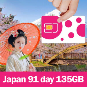 3 month japan travel data sim